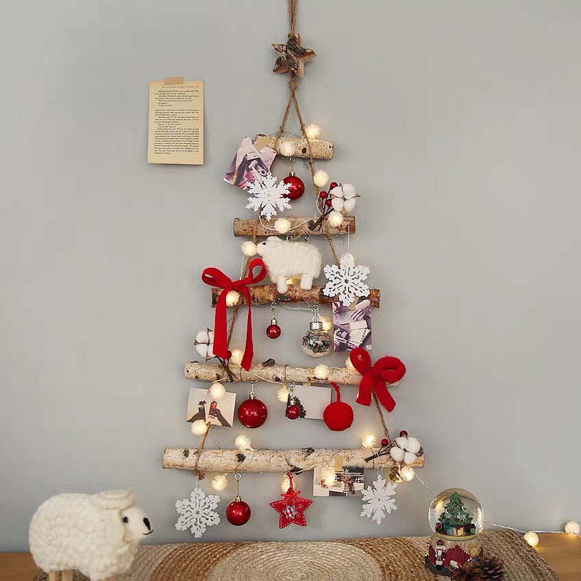 sử dụng cây thông Noel handmade