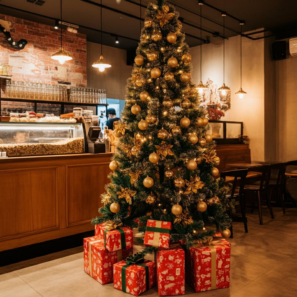 Ý nghĩa của việc trang trí quán cafe vào dịp lễ Noel