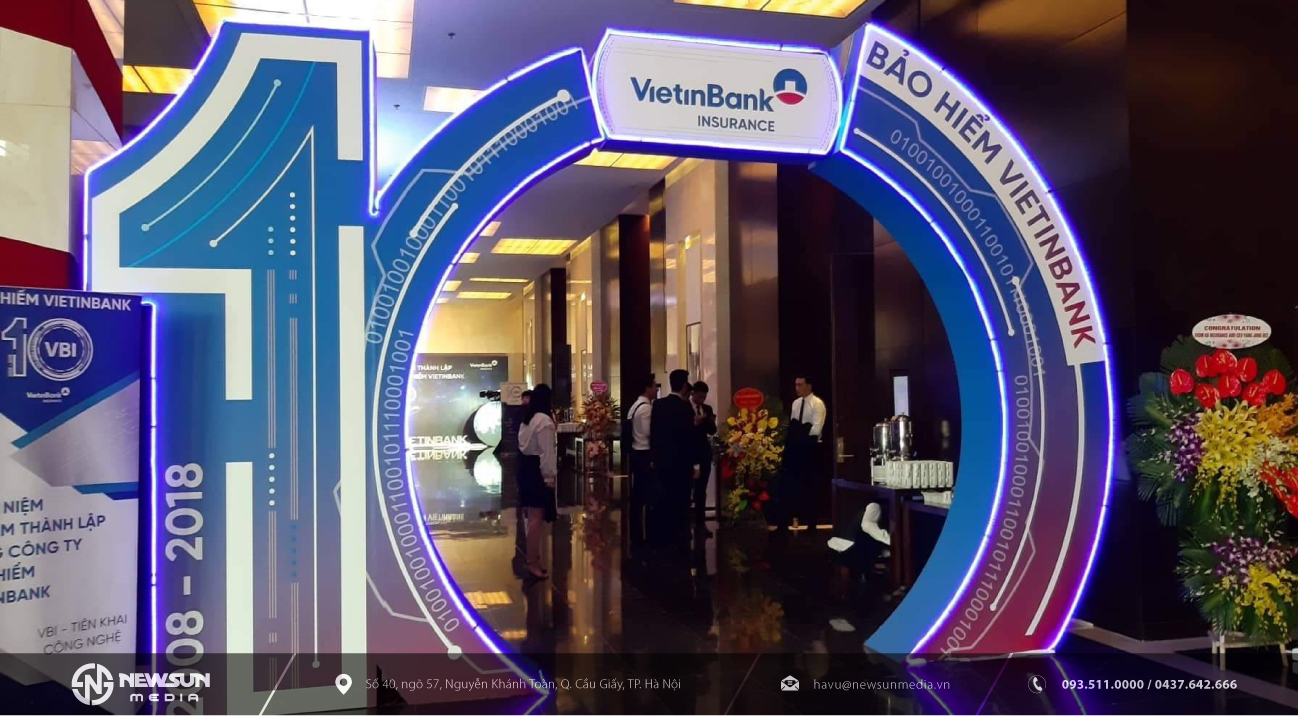 lễ kỷ niệm - Bảo hiểm VietinBank 10 năm thành lập